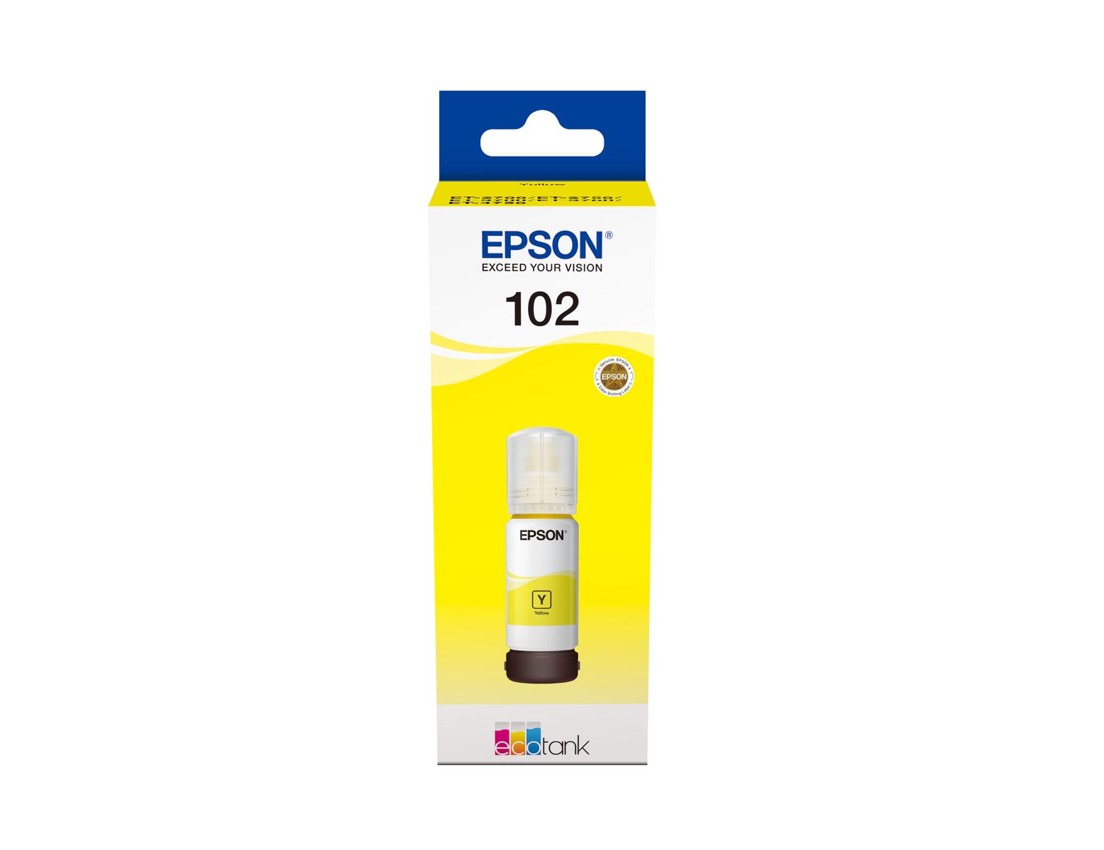 102 ECOTANK YELLOW INK BOTTLE