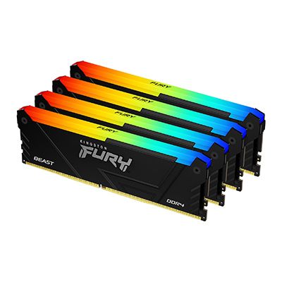 128GB 3600MT/S DDR4 DIMM (4X32GB) FURY BEAST RGB