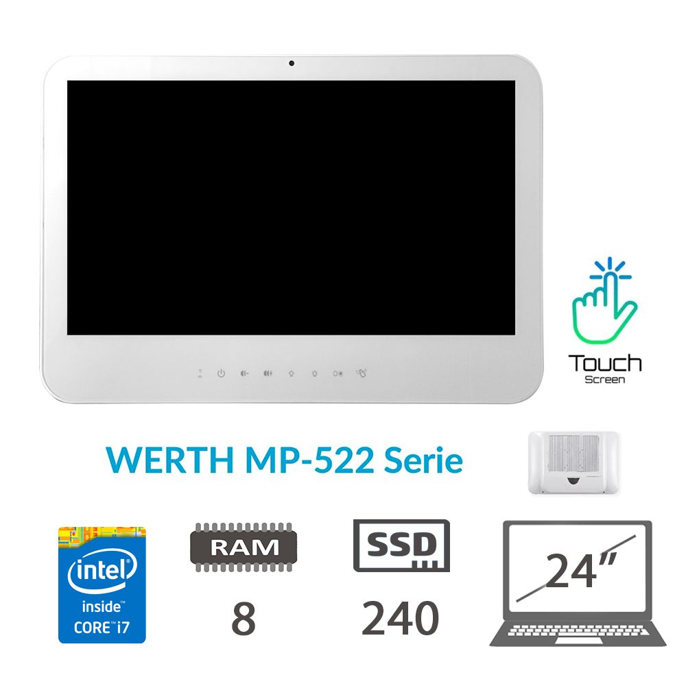 WERTH MP-522 TS I7-5500U/8/SSD240/24/W10PMAR/2Y