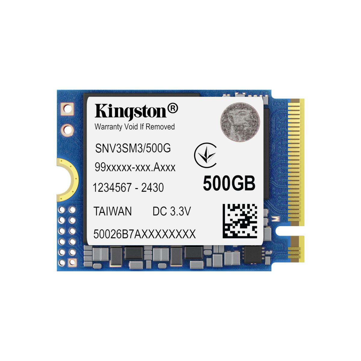KINGSTON 500GB NV3 M.2 2230 PCIE 4.0 NVME SSD