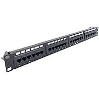 PATCH PANEL Cat.6 UTP 24 PORTE RJ45 IDC 110 1U