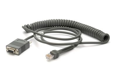 RS232 CABLE DB9 FEMALE 9FT (2.8M) COILED
