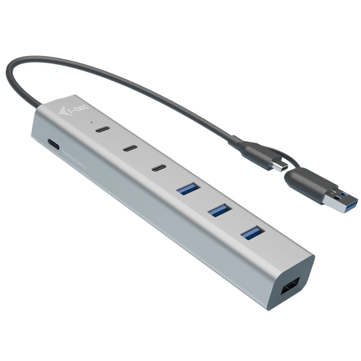 I-TEC USB-C/USB-A CHARGING METAL HUB 7 PORT (3X