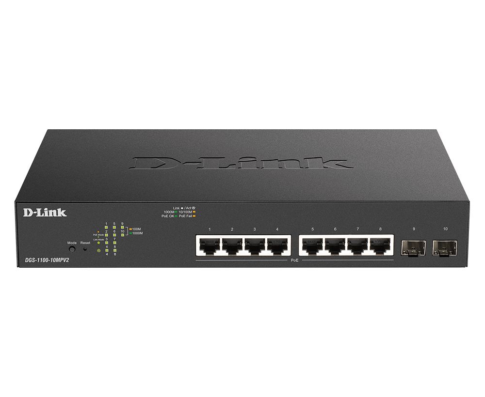 10-PORT POE+ GIGABIT SMART MANAGED SWITCH