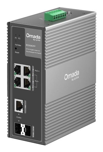 OMADA 6-PORT GIGABIT INDUSTRIAL EASY MANAGED SWITC