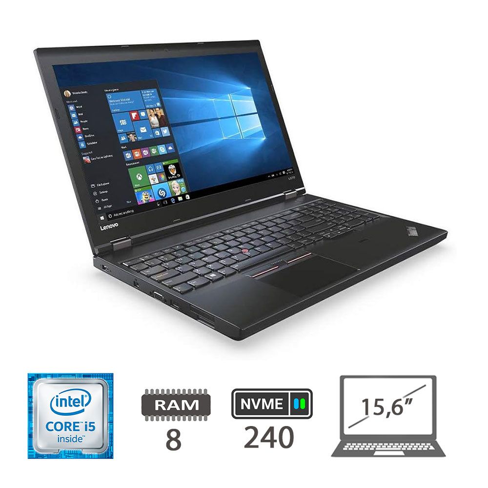 LENOVO L570 I5-6300U/8/NVME240/15,6/W10P/2Y