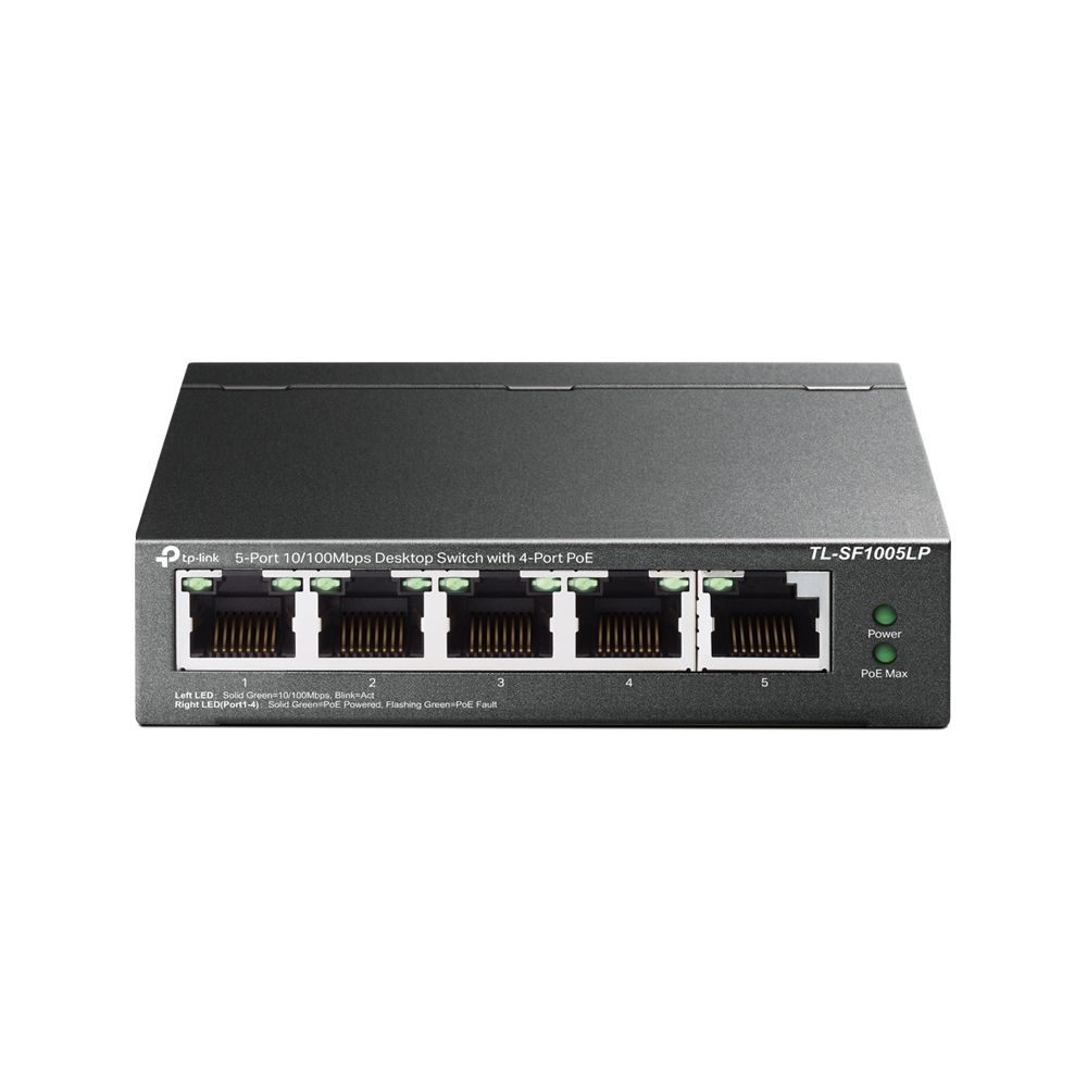 5-PORT 10/100 MBPS DESKTOP SWITCH WITH 4-PORT POE