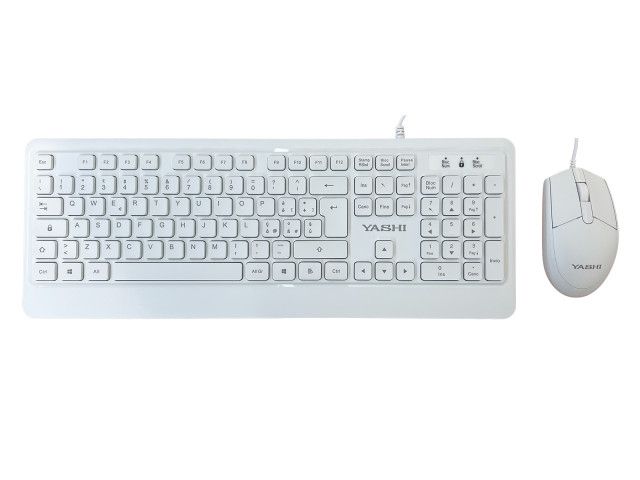 KIT KEYBOARD/MOUSE USB KIT WHITE