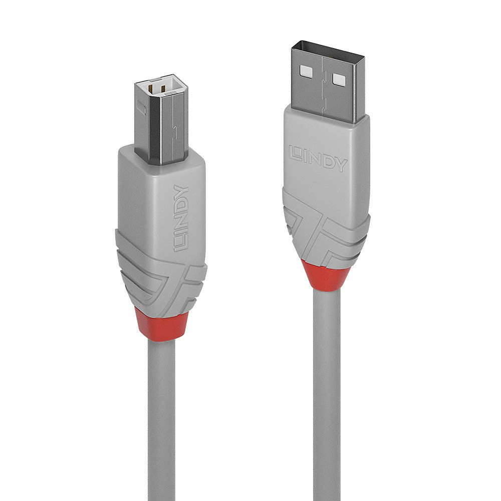 CAVO USB 2.0 TIPO A A B ANTHRA LINE, 2M