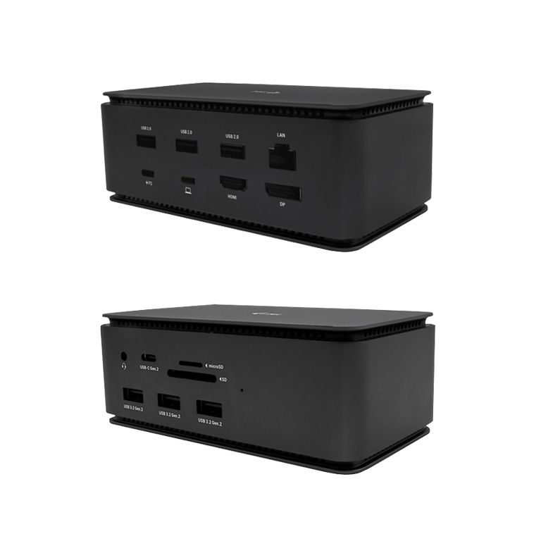 USB 4.0 METAL DOCKING STATION DUAL 4K HDMI DP