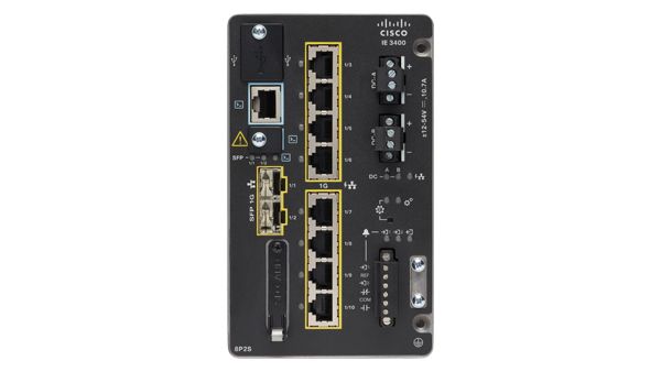 CATALYST IE3400 WITH 8GE POE/POE+, 2GE SFP, ADV. M