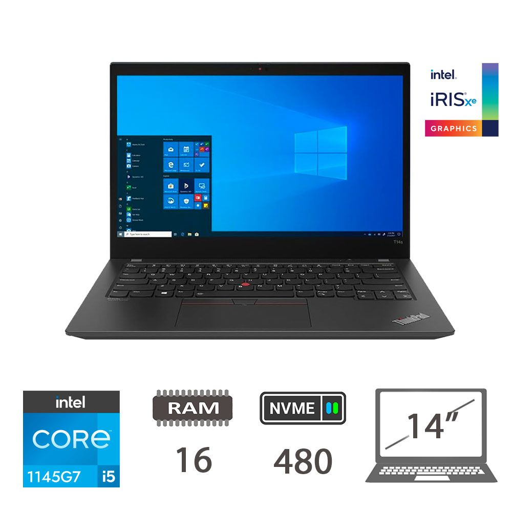 LENOVO T14 I5-1145G7/16/NVME480/14/W11P/2Y