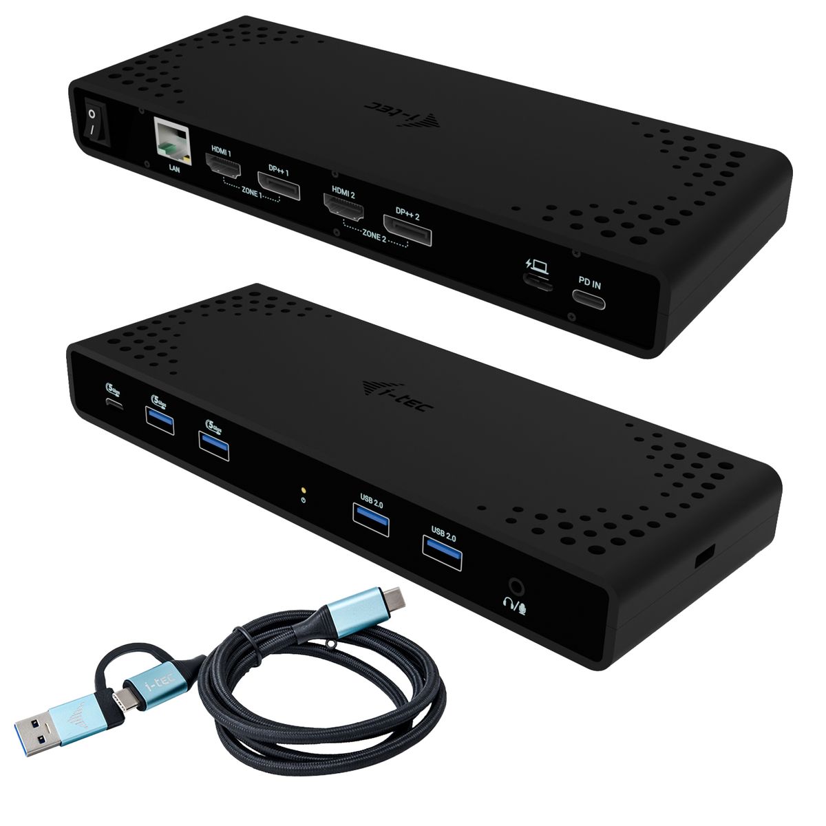 DUAL 4K DISPLAY DOCKING STATION, PD 85W