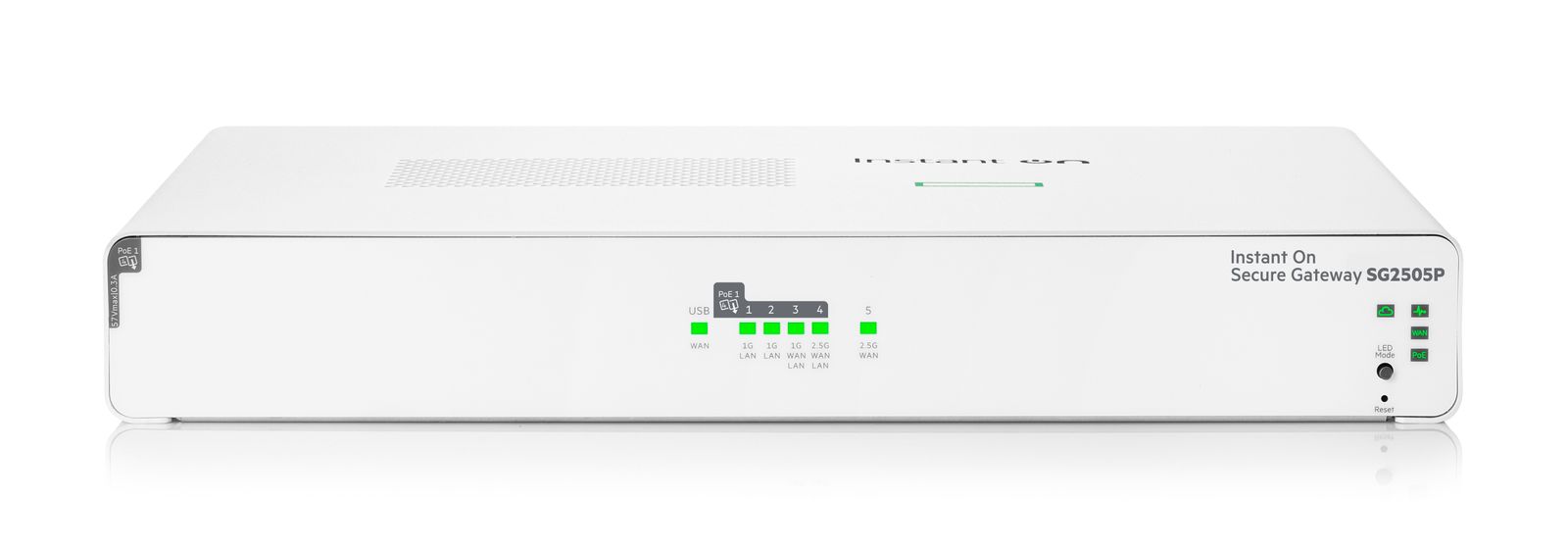 HPE NW Instant On Gateway 5-port 2.5G PoE+ SG2505P