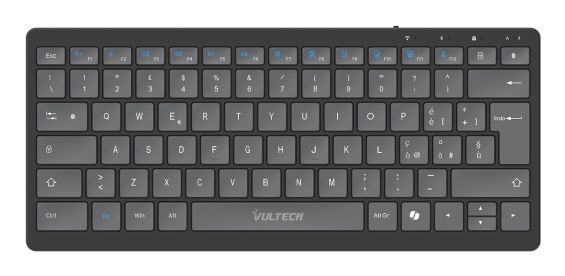 MINI TASTIERA SLIM WIRELESS + BLUETOOTH