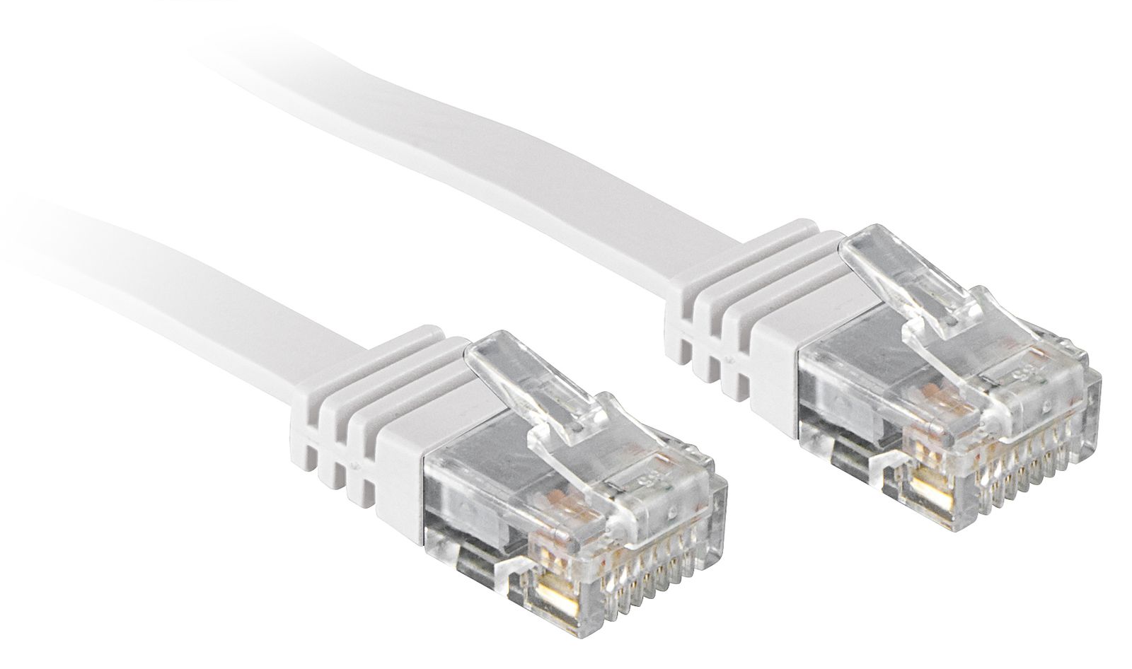 CAVO DI RETE FLAT UTP CAT6 2M BIANCO