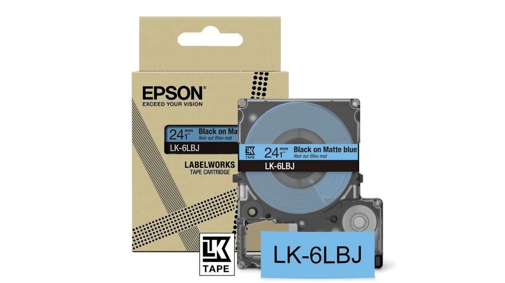 MATTE TAPE - BLUE/BLACK 24MM(8M) - LK-6LBJ
