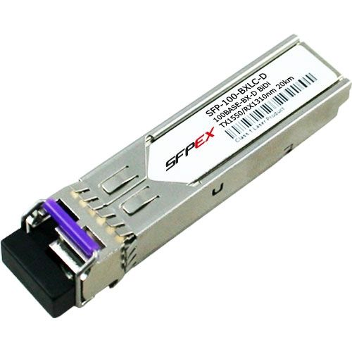 100BASE-BX SFP TRANSCEIVER WITH AN LC TYPE INTERF