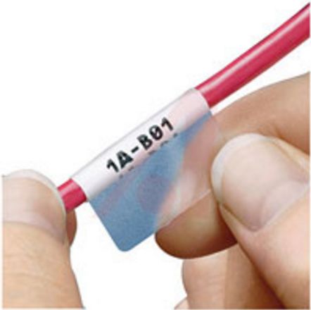 Self-Lam Label Vinyl Clear/White (1000 PZ.)