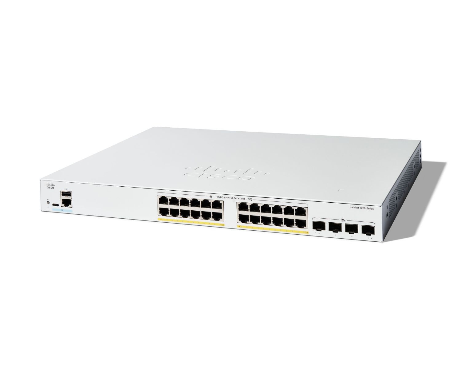 CATALYST 1200 24-PORT GE, FULL POE, 4X10G SFP+