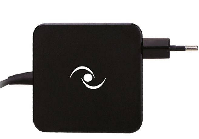 POWER CHARGER USB-C 65W BLACK COLOR ALIMENTATORE