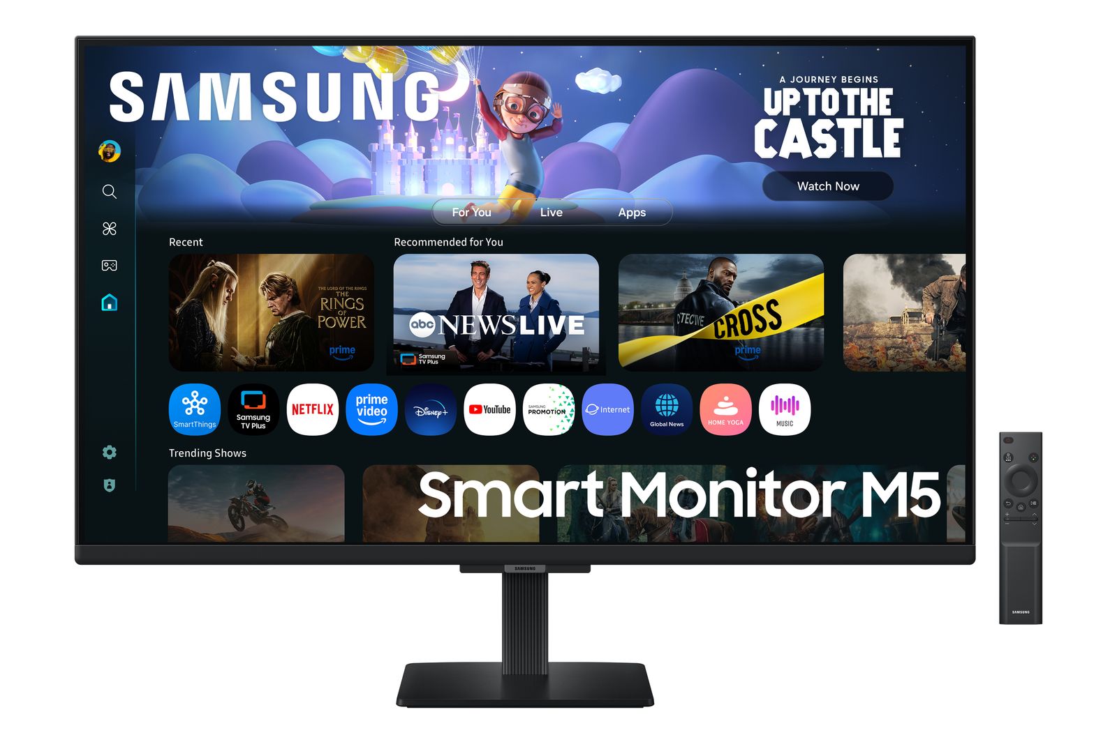 S32FM500|Smart Monitor,FHD, Speaker e Telecomando