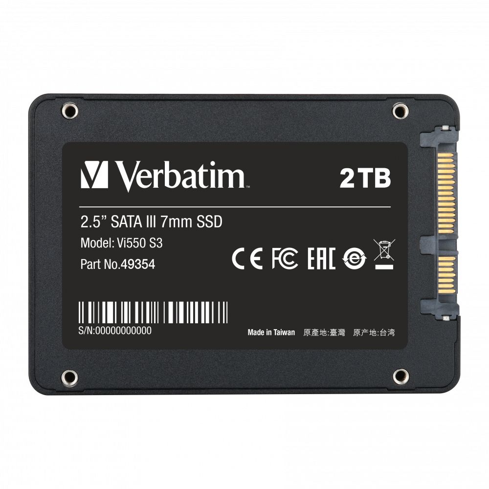 VERBATIM VI550 INTERNAL SATA III 2.5 SSD 2TB