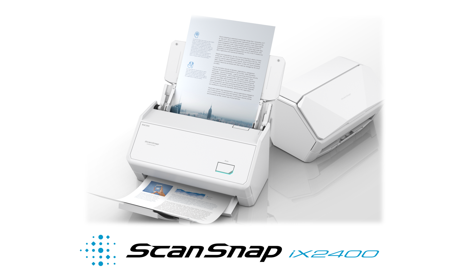 SCANSNAP IX2400 - SCANNER A4 DA 45 PPM - BIANCO