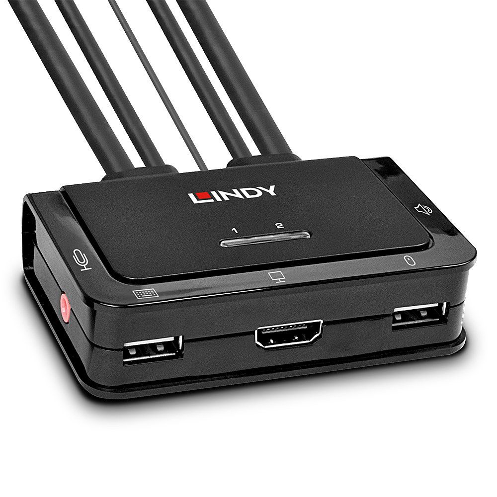 KVM SWITCH HDMI 2 PORTE COMPACT