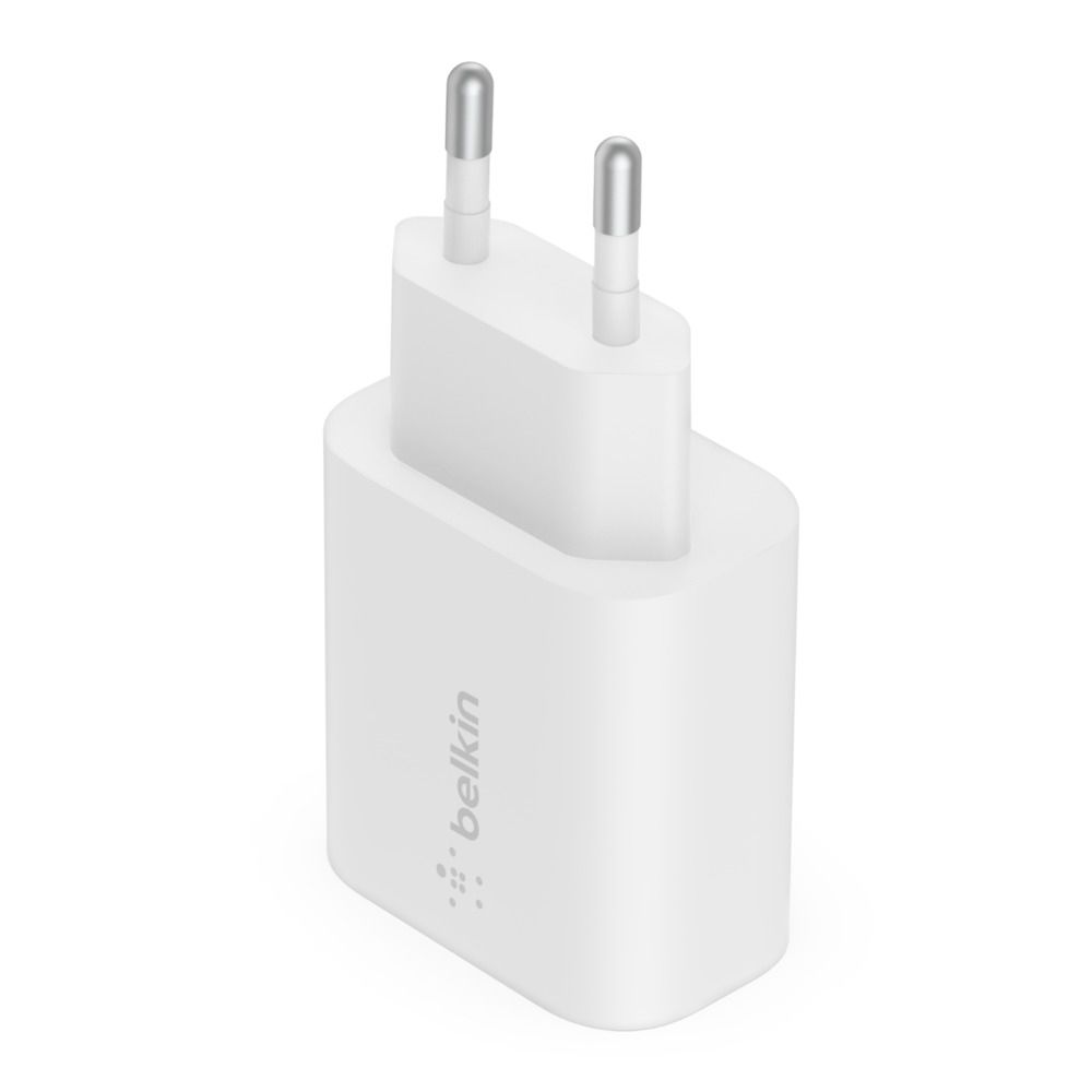 BOOST CHARGE 25W USB-C SINGLE WALL CHARGER, WHITE