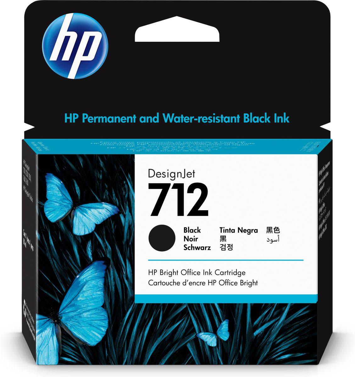 HP 712 80-ML BLACK INK CARTRIDGE