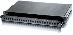 Cassetto ottico per 24 SC Simplex/24 LC Duplex 1U
