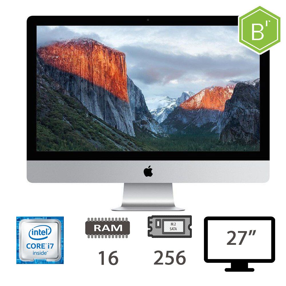 IMAC 27 5K (L15)I7-6700K/16/256M2/R9M390/2Y - B
