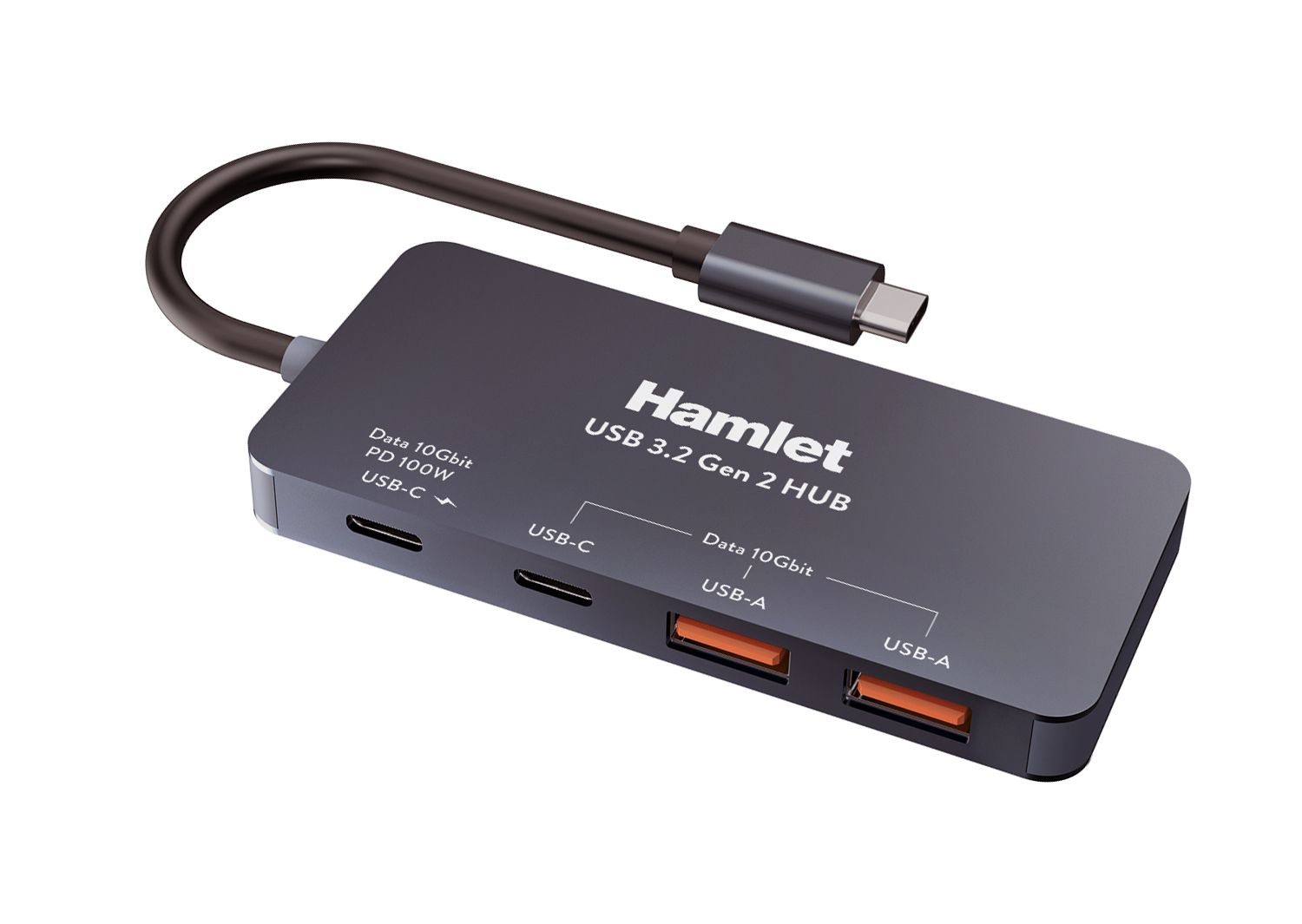 HUB 4 PORTE 10 GBPS USB-C 3.2 GEN2