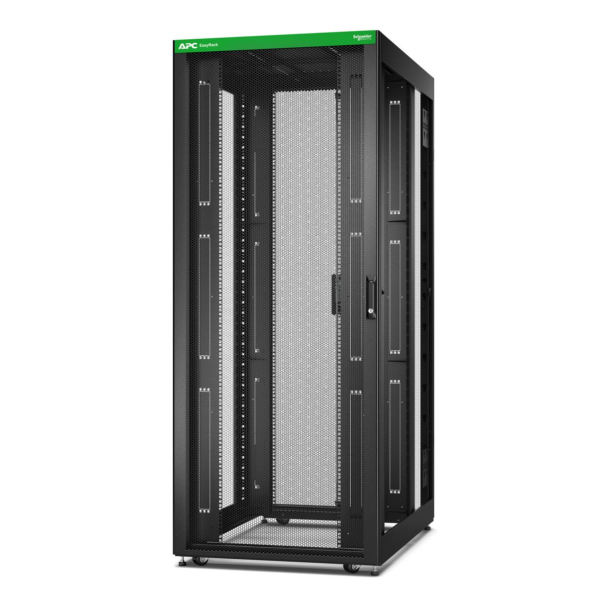 EASY RACK 800MM/42U/1200MM , NO SIDE PANELS,BLACK