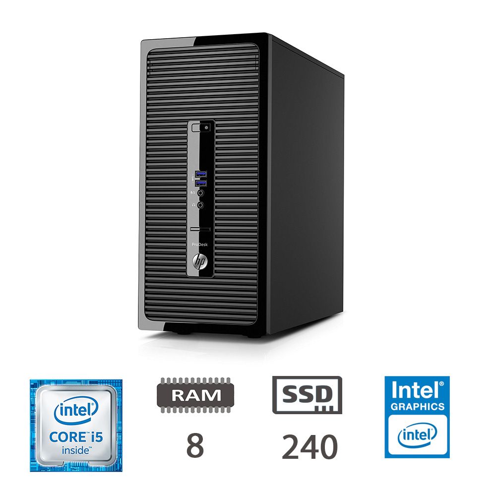 HP REGLOO PRODESK 400 G3 I5-6500/8/240SSD/W10P/2Y