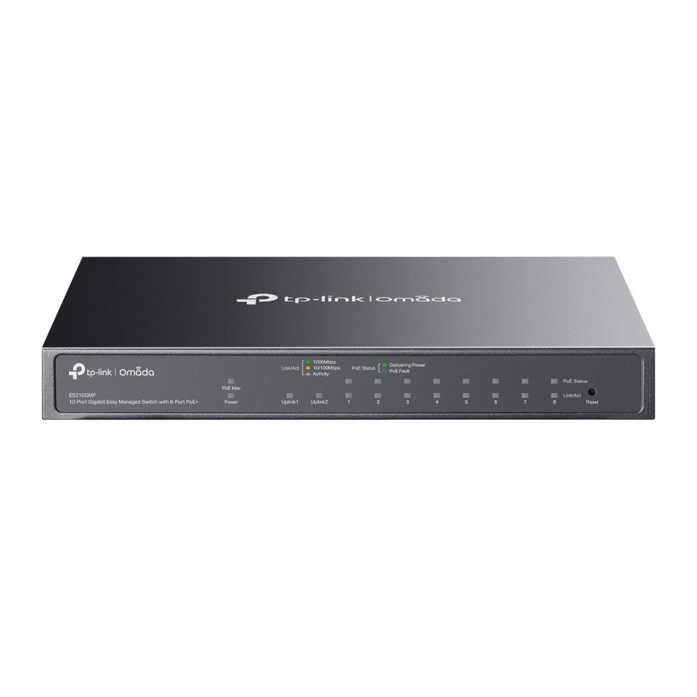 OMADA 10-PORT GIGABIT EASY MANAGED SWITCH WITH 8-P