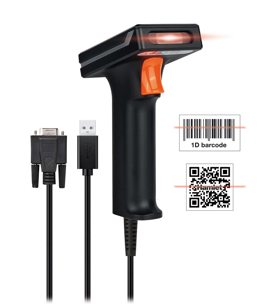 BARCODE SCANNER INDUSTRIALE 2D/1D/QR USB+RS232