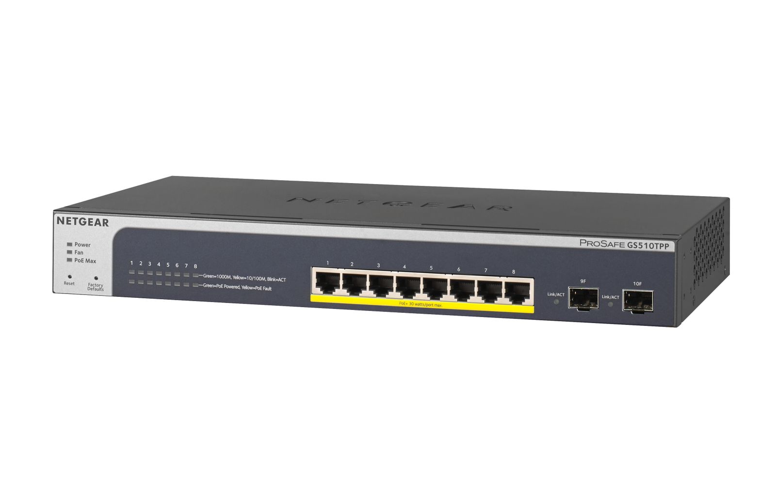 8P GE POE+ SMART MANAGED PRO SWITCH