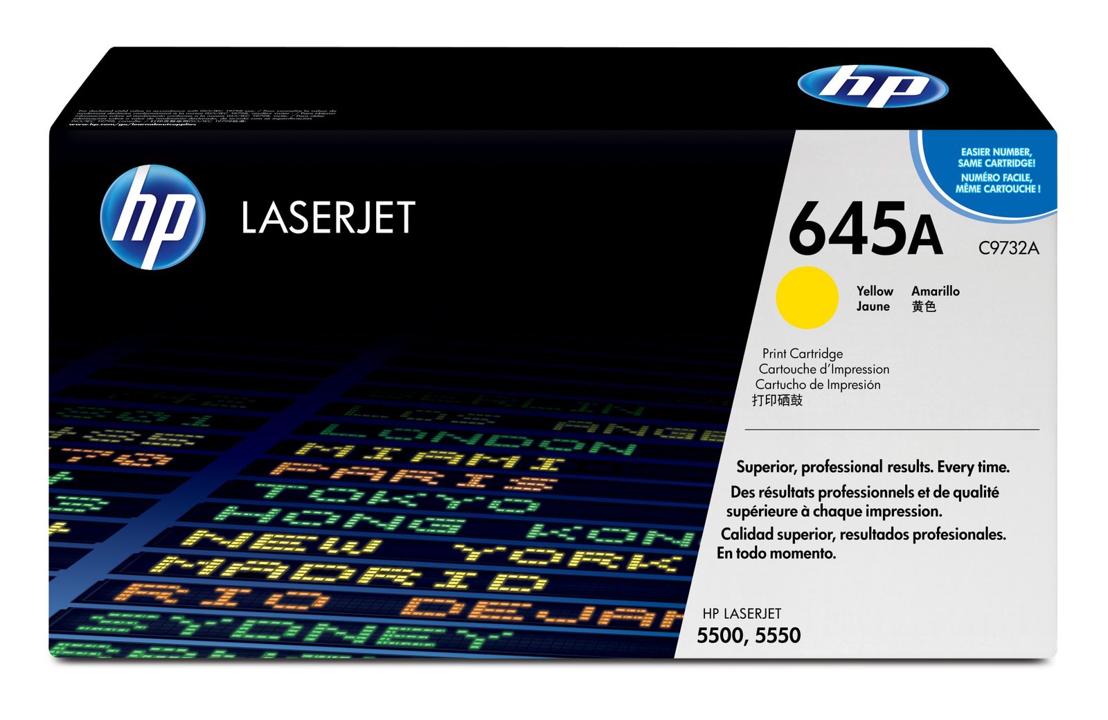 HP CLJ 5500 YELLOW PRINT CRTG