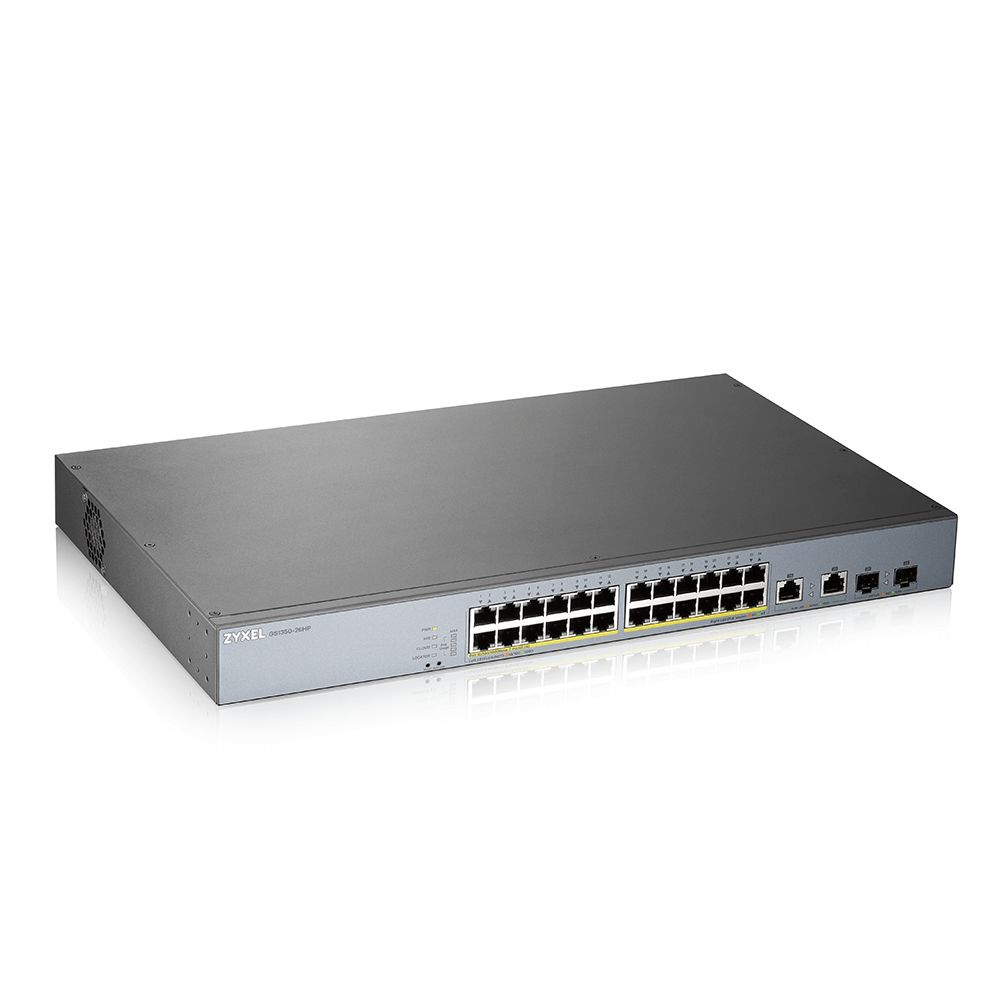 SWITCH 24 PORTE GIGABIT POE BUDGET 375W