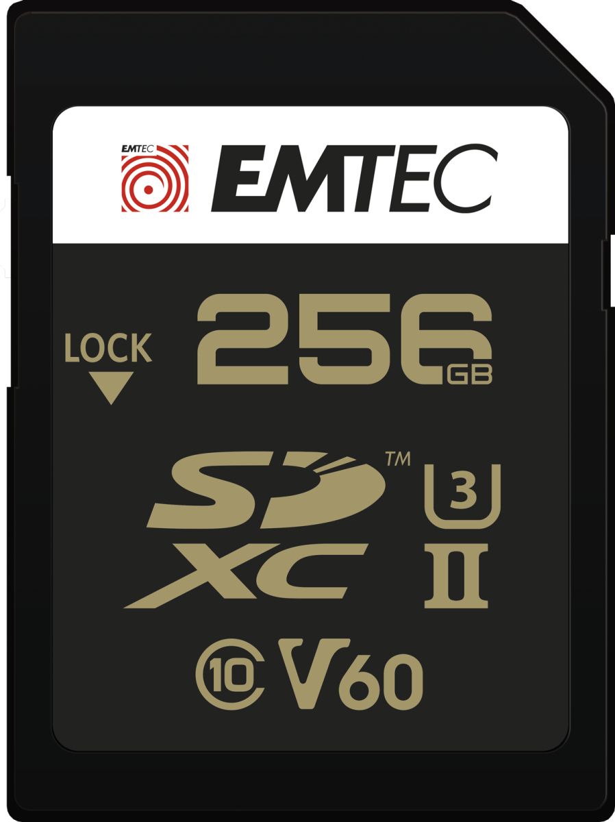 EMTEC SD 256GB UHS-II U3 V60 ULTRA PRO