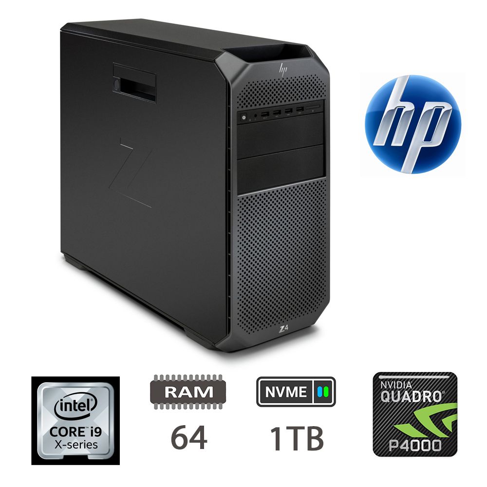 HP Z4 G4 I9-10980XE/64/NVME1TB/P4000/W11P/2Y
