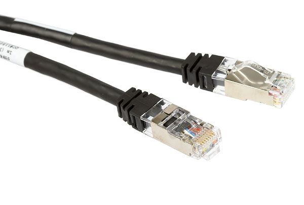 Patch Cord Cat.6A S/FTP 26AWG Nero mt.2