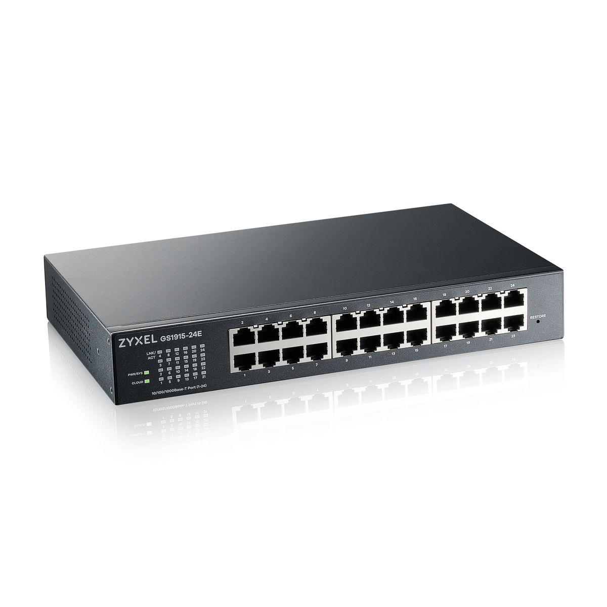 SWITCH WEB MANAGED 24 PORTE GIGABIT - DESKTOP
