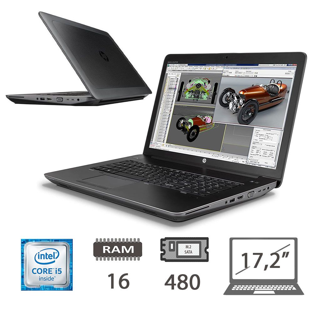 HP ZBOOK 17 G3 I5-6440HQ/16/480M2/17,2/W10PMAR/2Y