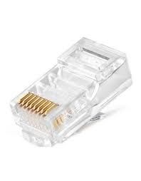 PLUG RJ45 8P8C cavo round solid UTP cat.6