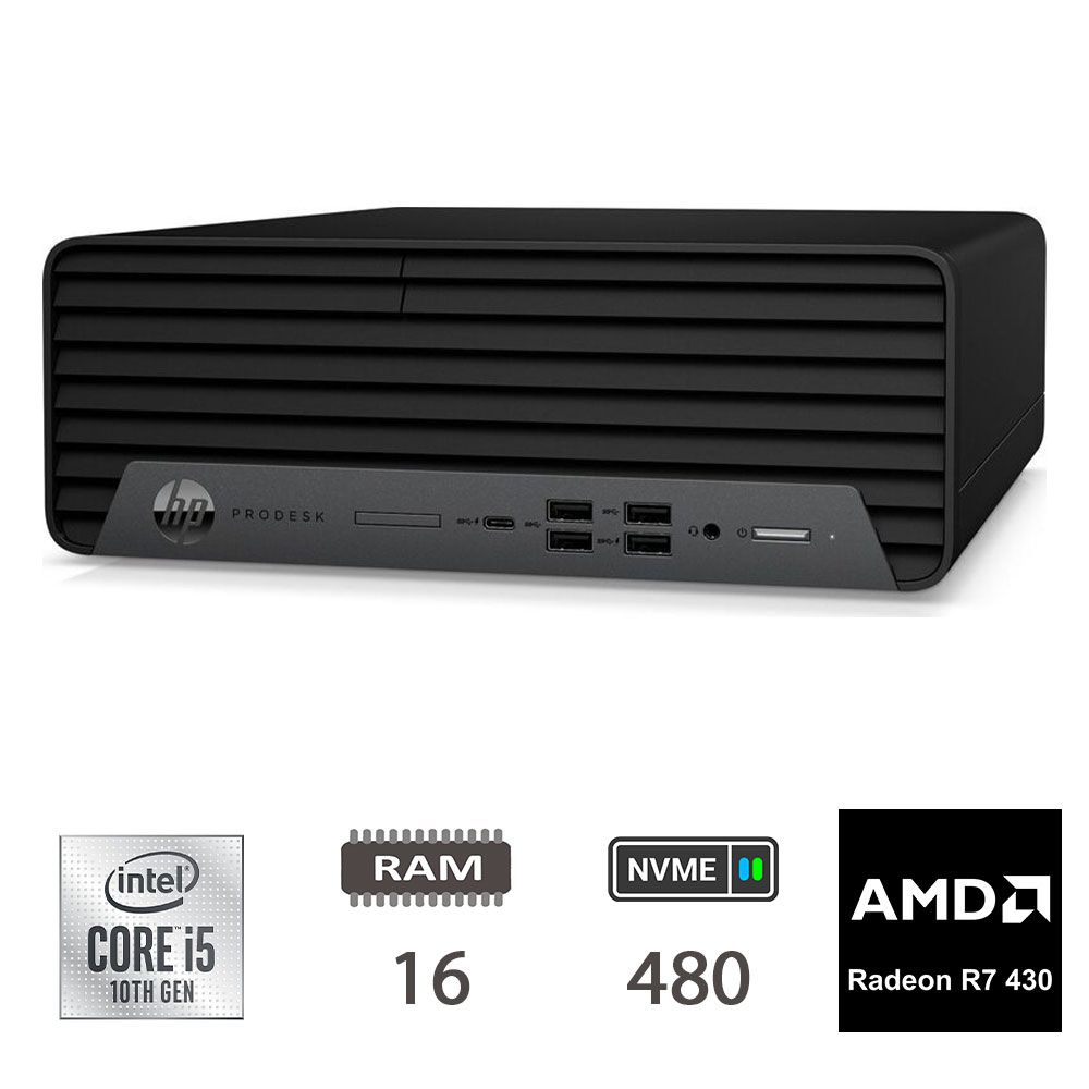 HP 600 G6 SFF I5-10400F/16/NVME480/W10P/2Y