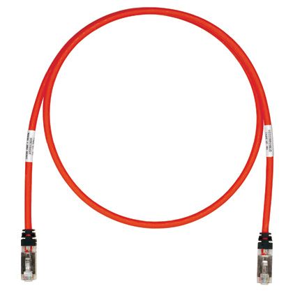Copper Patch Cord Cat.6A S/FTP RED mt.0,5