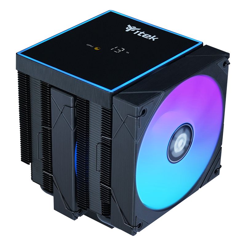 DISSIPATORE ICY-6HATP 250W TDP 2X12CM FAN ARGB